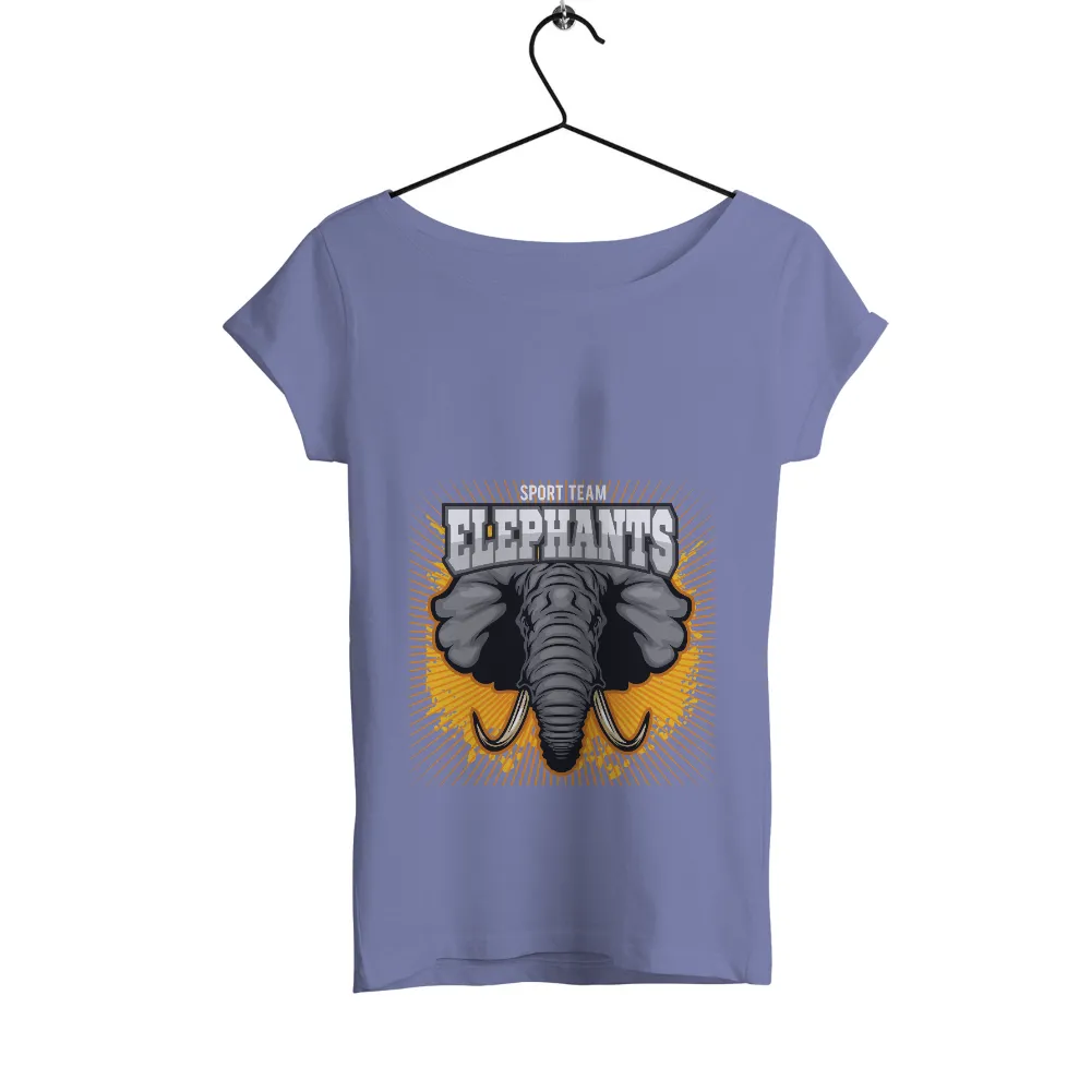 Elephants T-Shirt Design: Strength and Unity in Sports|heineken orange shirt