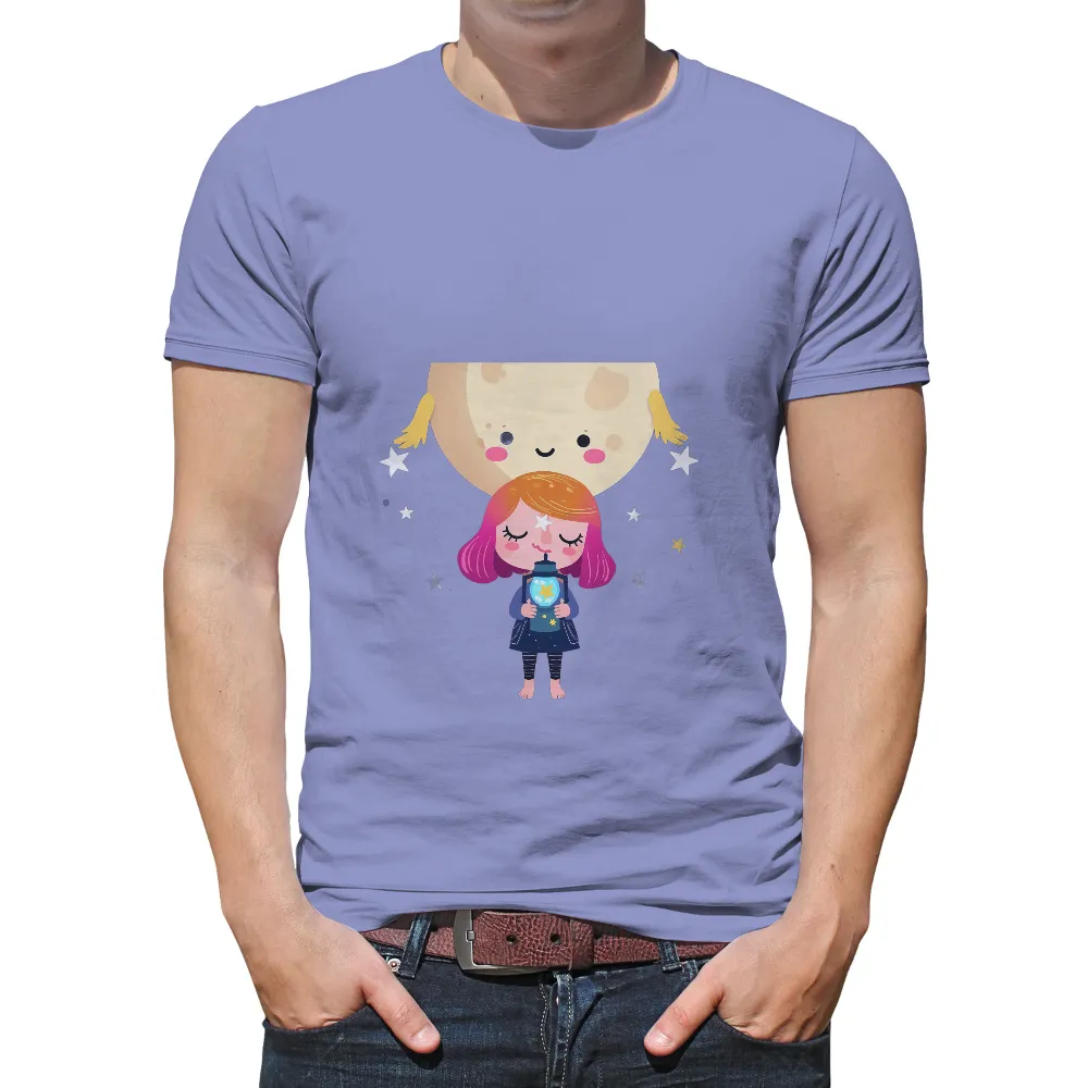 TShirt Design: Luna's Starry Lantern Adventure|dallas stars goalie