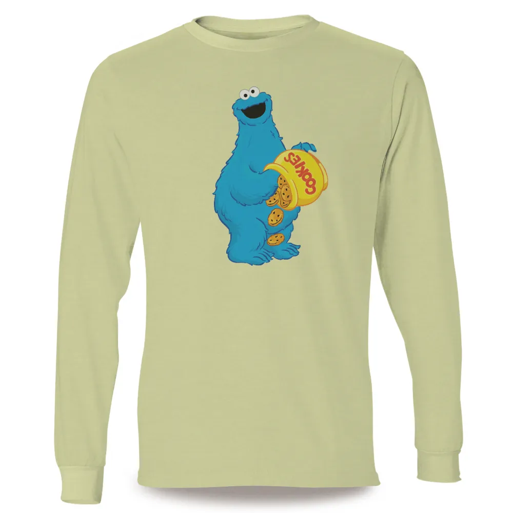 T-Shirts Pattern: Cookie Monster's Joyful Indulgence|cookie monster red sox shirt