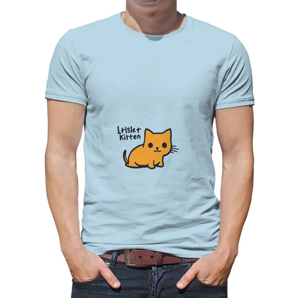 TShirt Design: Lil' Kitten - Whimsical and Cheerful|cute shirts for mothers day