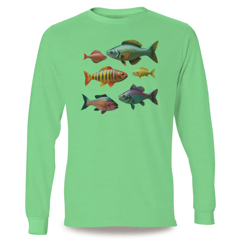 Vibrant Custom Designs Showcasing Colorful Fish and Marine Life for Underwater Enthusiasts|australian research and space exploration t shirt