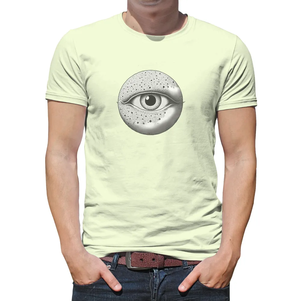 Tee Shirt Printing: Minimalist Eye Design Captures Depth and Emotion|t shirt black and white roblox