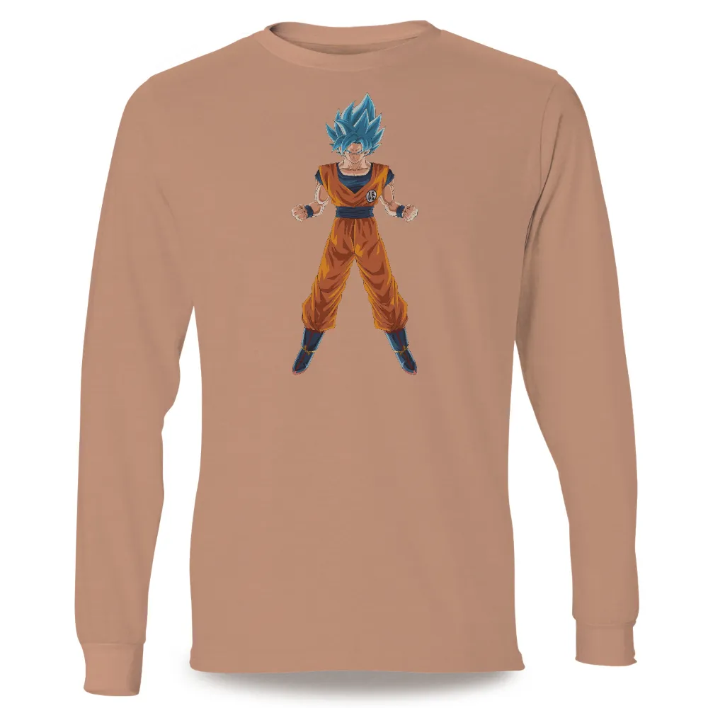 T-Shirts Pattern: Iconic Hero with Blue Hair and Orange Gi|sanrio my hero academia shirt target