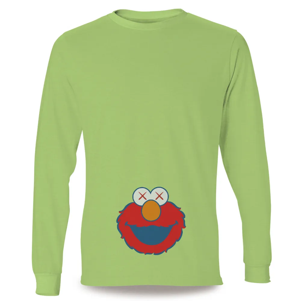 T-Shirts Design: Playful Red Character with Modern Twist|mario red nose day t shirt