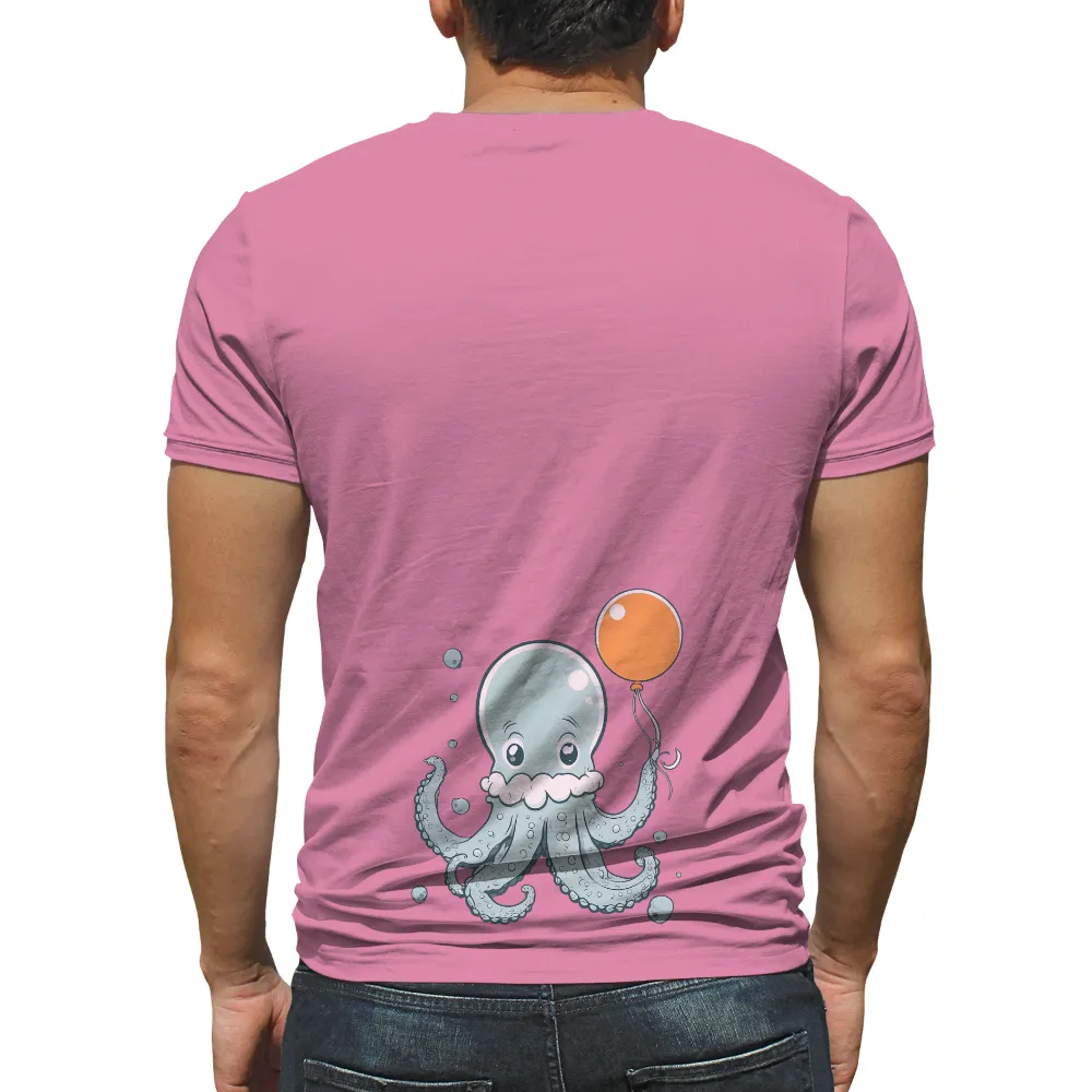 Tee Shirts Printed: Ollie the Octopus with Balloon - Funny & Quotes|australian research and space exploration t shirt