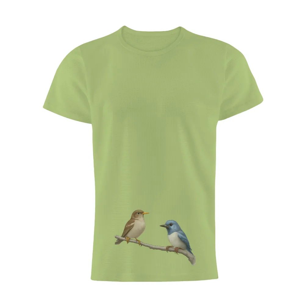 Custom T-Shirt Printing: Birds of Harmony - Artistic Design|enes kanter freedom t shirt