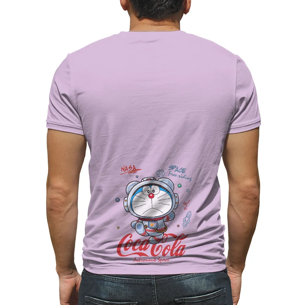 Custom T-Shirt Printing: Astro's Cosmic Adventure with Coca-Cola|webb space telescope t shirt