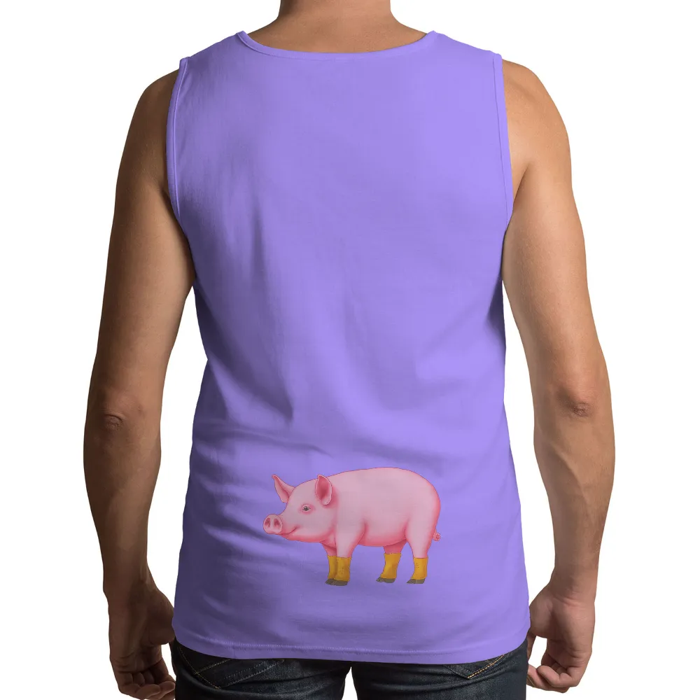 Percy the Pig in Yellow Boots - TShirt Printing|military humor shirts