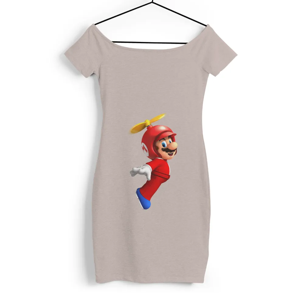 TShirt Printing: Adventure with Mario - Gaming T-Shirt Design|mario shirt off