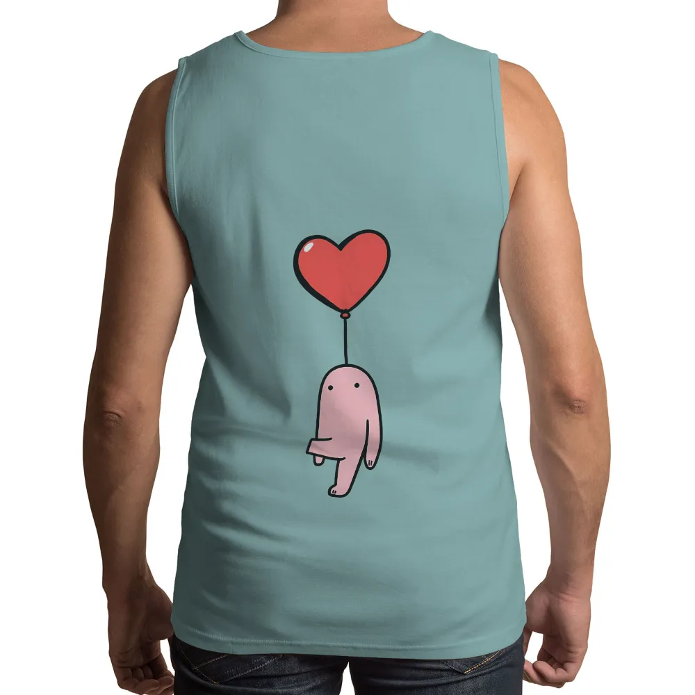 T-Shirts Design: Embrace Love with Emo and Heart Balloon|2005 t shirt i love hot moms