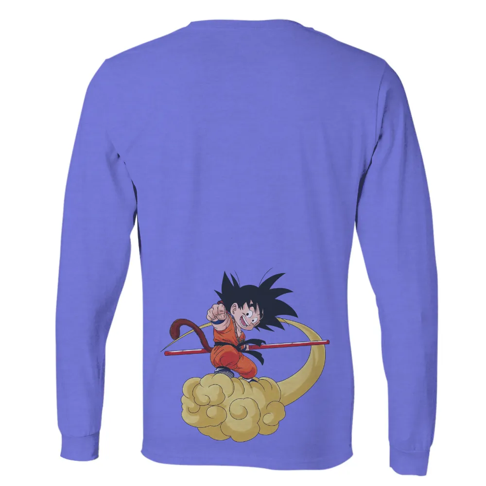 Customized Tee Shirts: Goku's Adventure Spirit|goku power mode t shirt