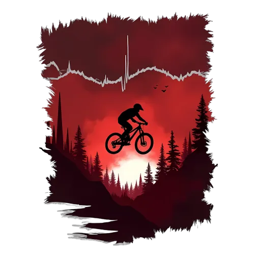 Custom Tee Shirts | Adrenaline-Fueled Mountain Biking Adventure