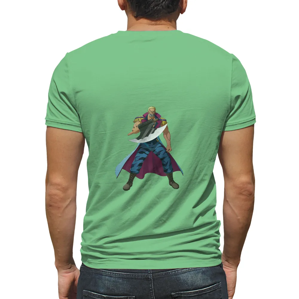 Custom Tee Shirts: Dracule Mihawk - Power and Resilience|mom to the 4th power shirt