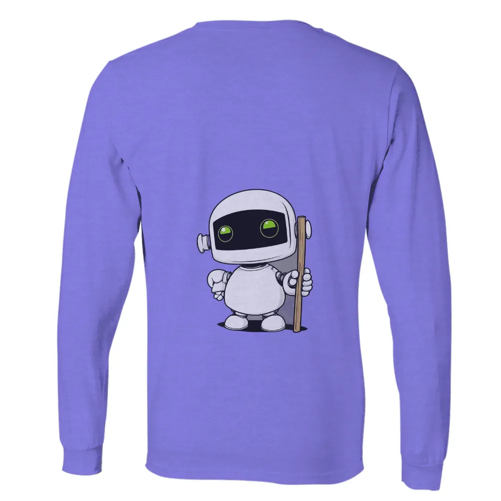 Custom Tee Shirts: Zephyr - A Whimsical Retro Robot|retro duck t shirts