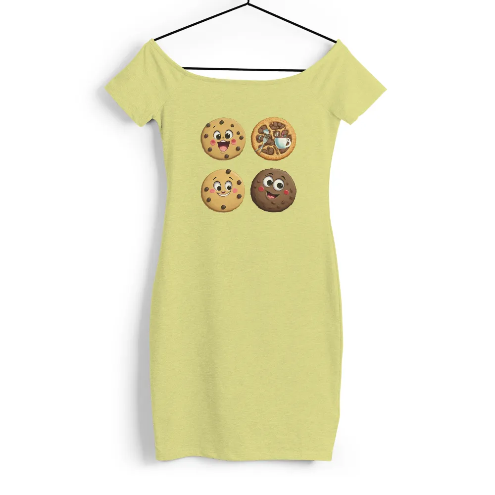 Custom Tee Shirts: Cheerful Cookies - Funny & Quotes|cookies t shirt sale