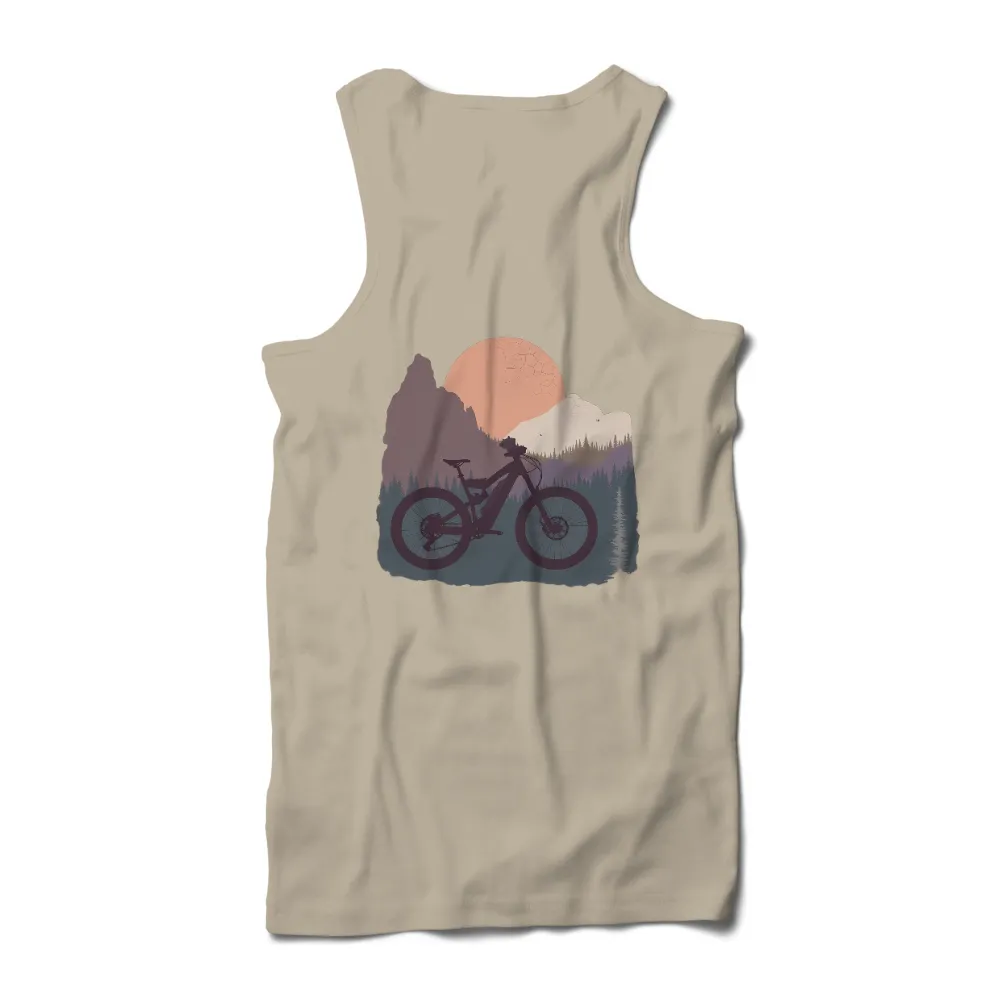 TShirt Design: Mountain Bike Adventure at Sunset|adventure time star wars shirt