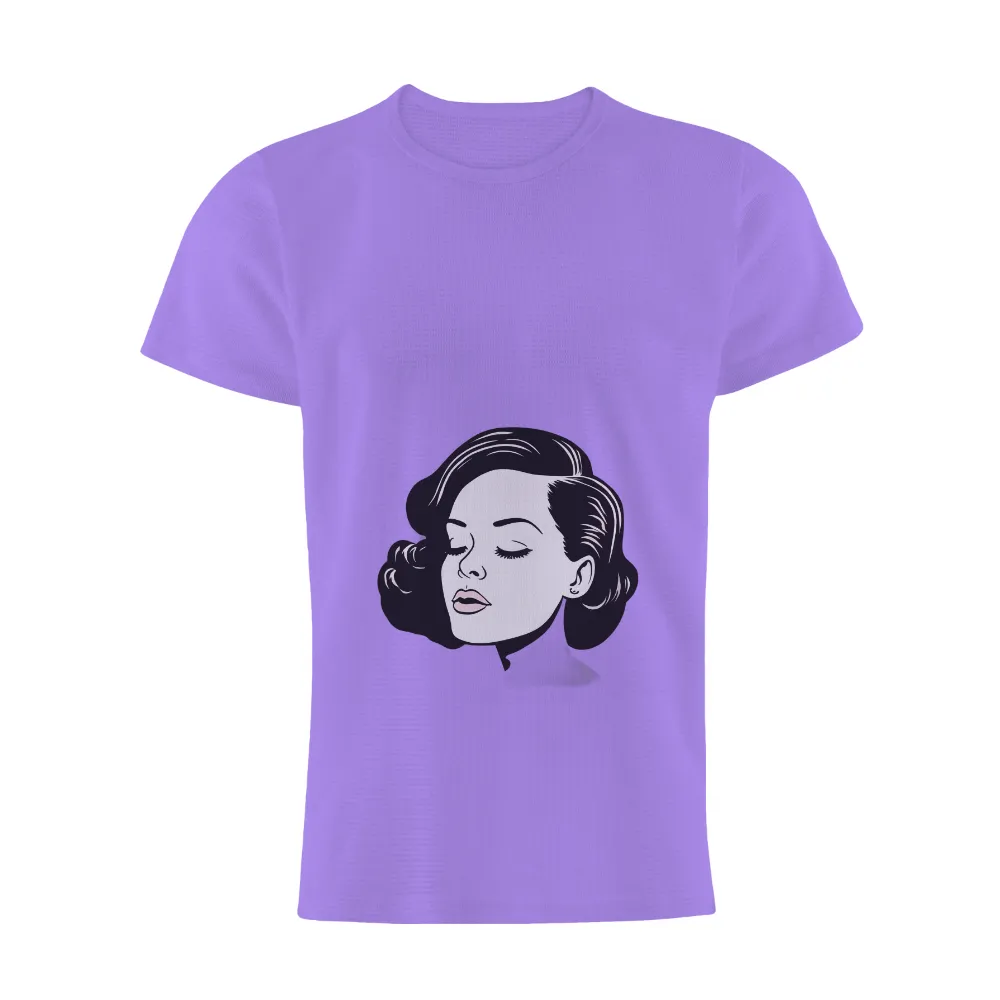 TShirt Design: Vintage Hollywood Serenity|july woman birthday shirt