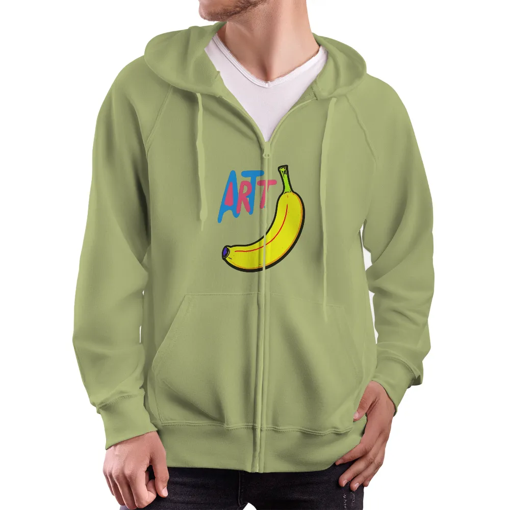 Banana Art Retro Minimalist Design: A Unique Fusion of Pop Culture and Modern Aesthetics|1 graffiti