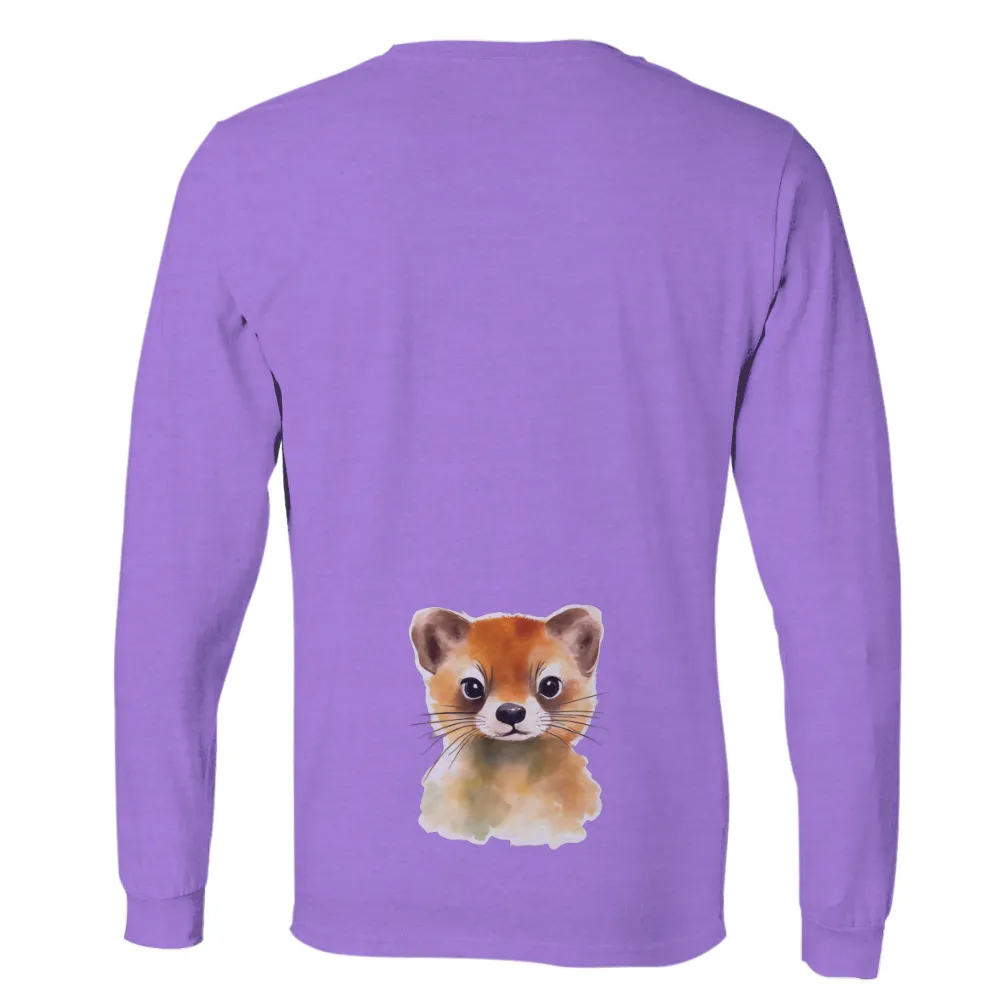 Custom T-Shirt Printing: Whimsical Fox Watercolor Design|art fennell trisulate t shirt