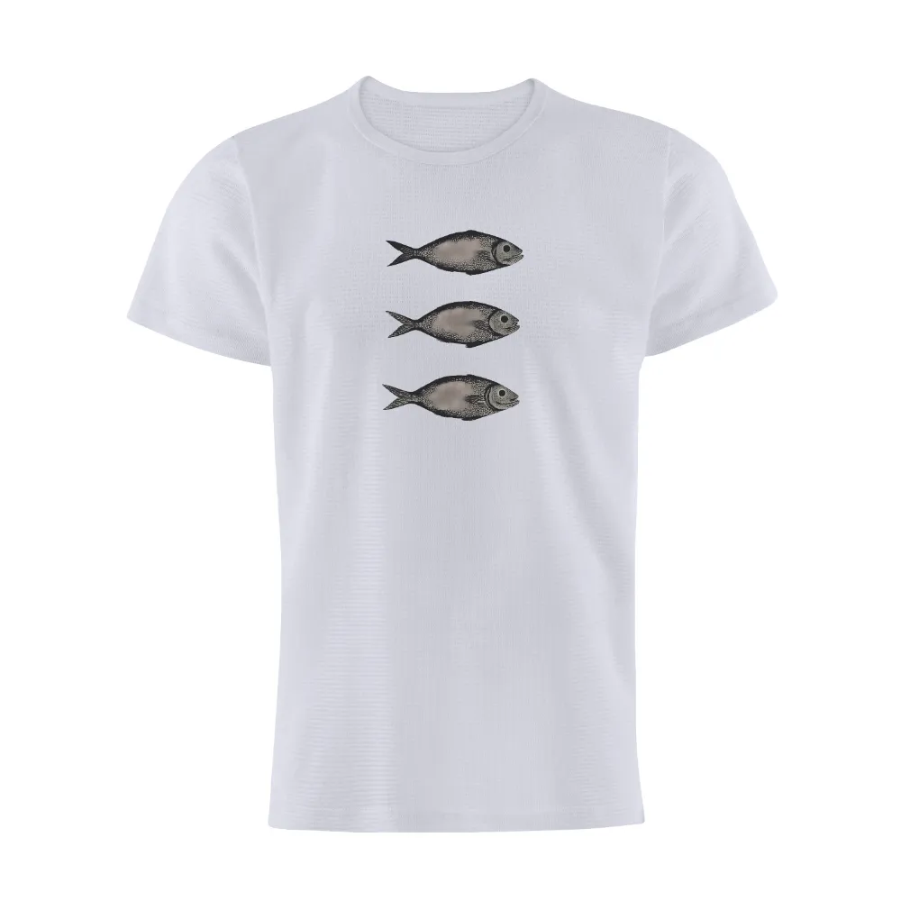 Custom T-Shirt Printing: Ocean Serenity | Fish Design| serene beauty