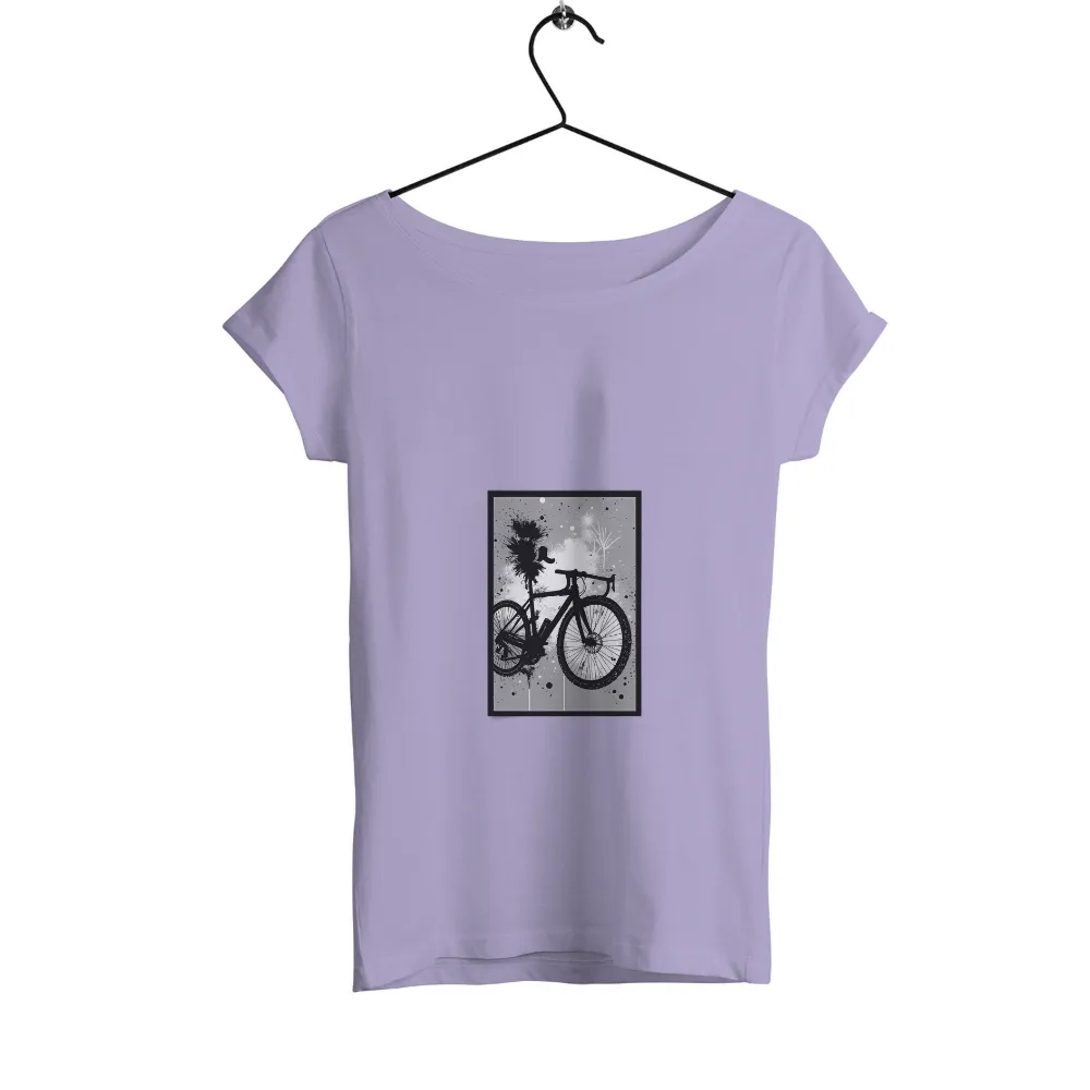 Custom T-Shirt Printing: Cycling Freedom - Silhouette Adventure|roa graffiti artist