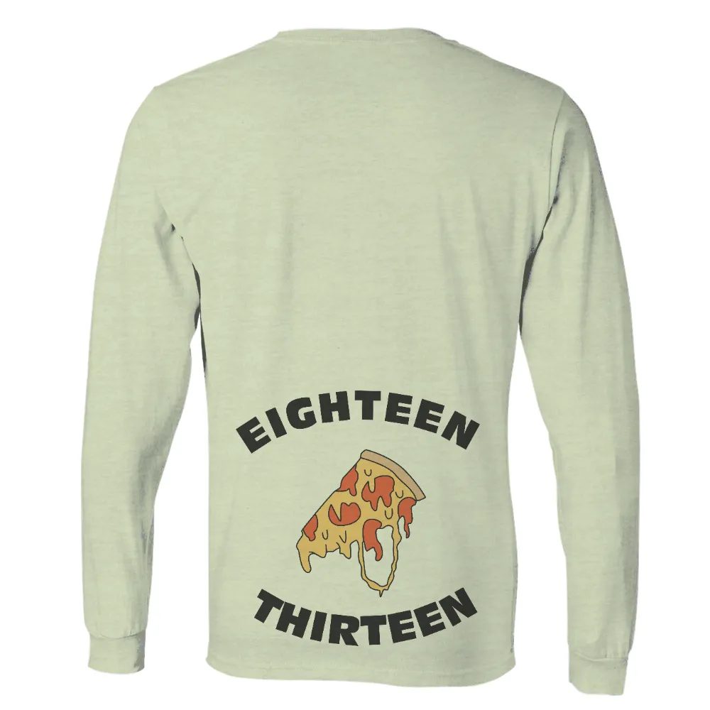 Custom Tee Shirts: Celebrate Pizza Nostalgia with Eighteen Thirteen Design|vintage 1970 women's shirt