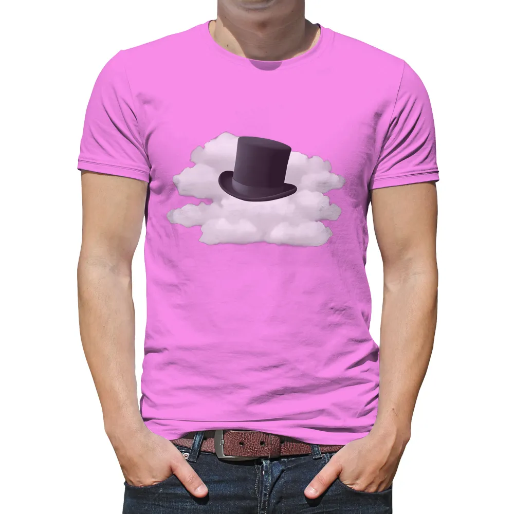 Customized Tee Shirts: Dreams in the Clouds - Vintage Top Hat Design|t shirt roblox vintage