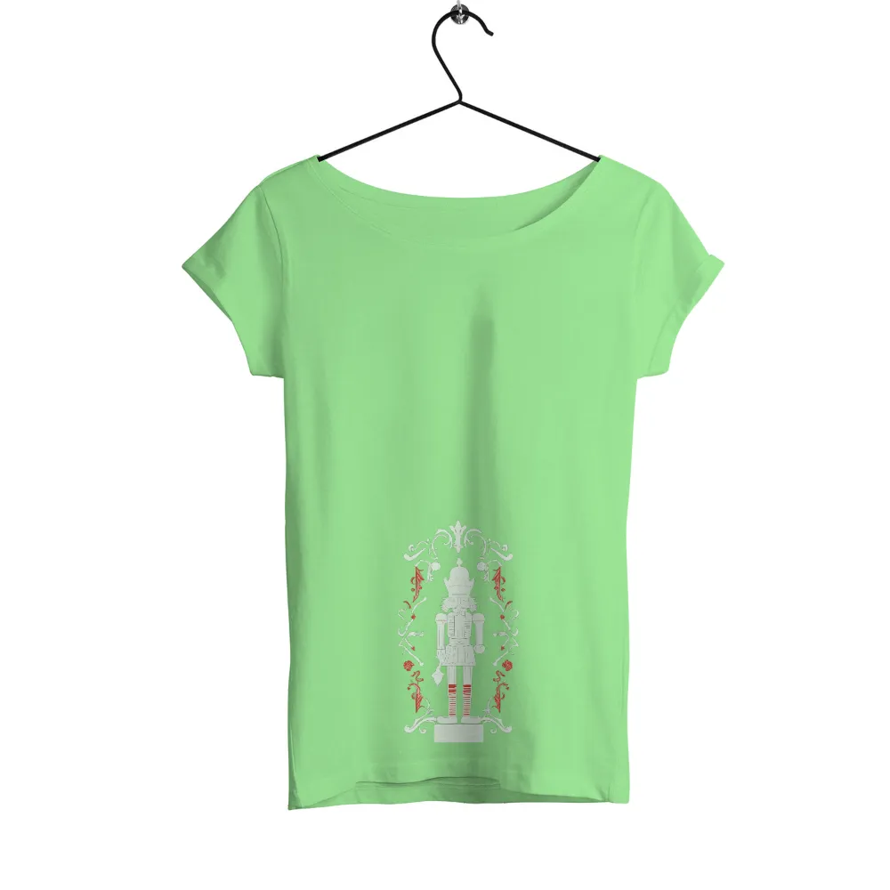 Shirts Graphic Tees: Nutcracker Magic - Festive Holiday Design|cookie monster red sox shirt