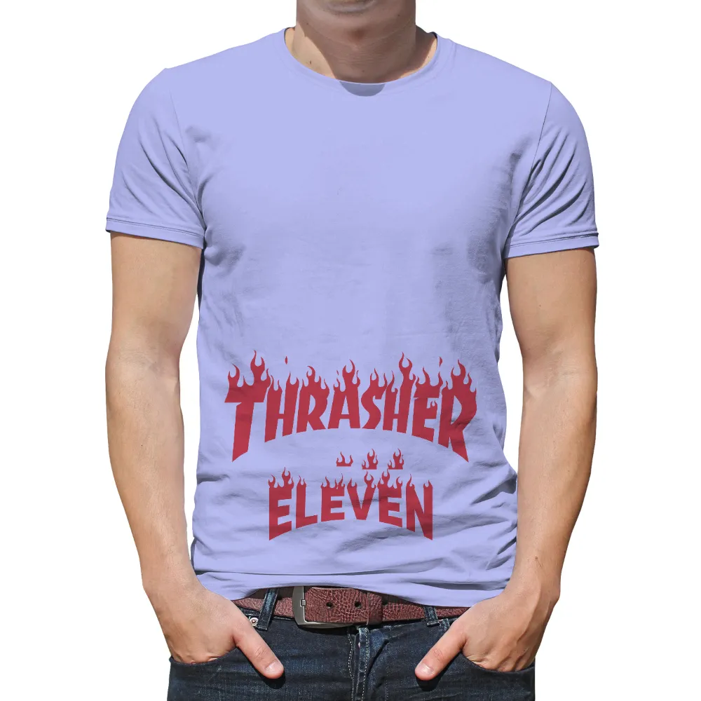 T-Shirts Custom: Thrasher Eleven - Skateboarding Spirit|calgary flames game 7