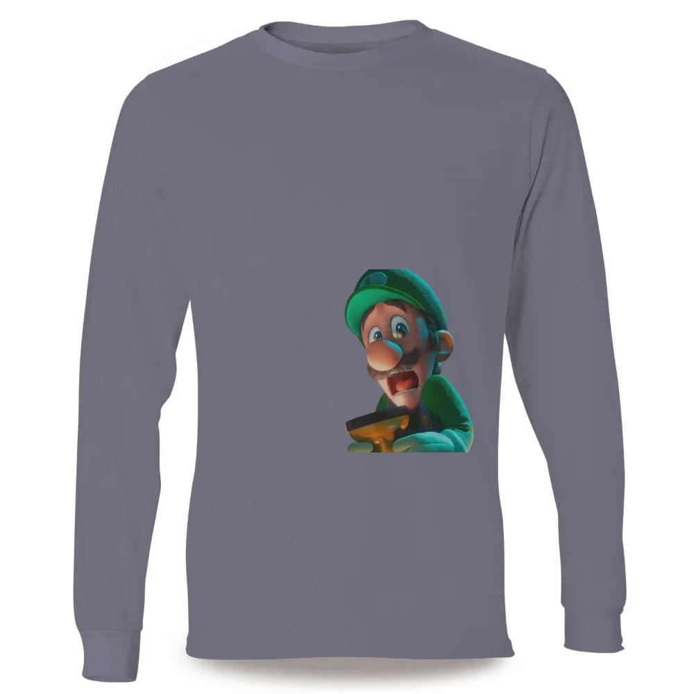 TShirt Design: Luigi's Adventure with Golden Coin|fun squad t shirt youtube