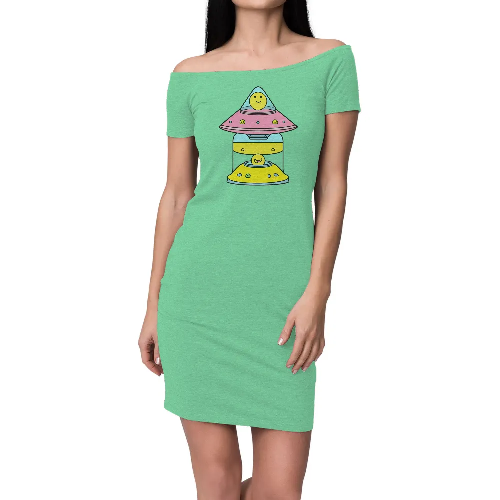 TShirt Printing: Spread Joy with Zee and Bop's Whimsical Spaceship|t shirt aliens website