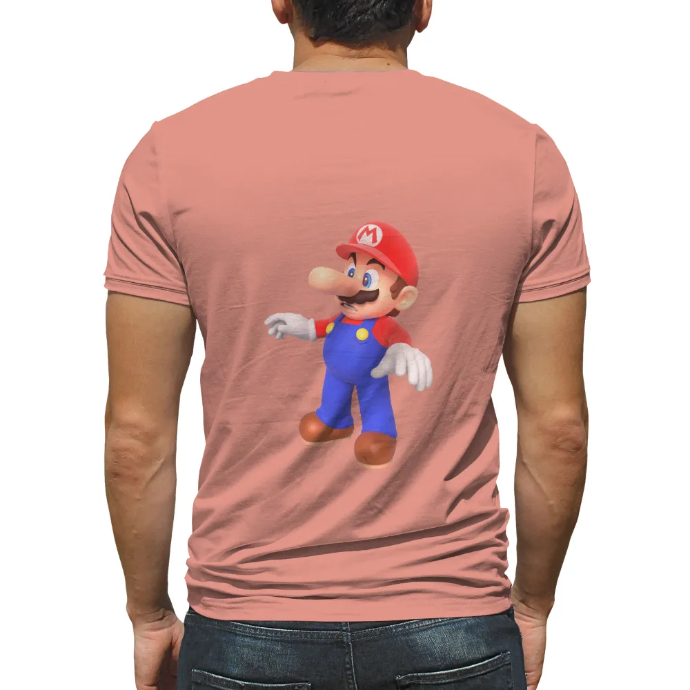 T-Shirts Custom: Mario's Pixel Adventure - Gaming Hero|you only got video game shirt