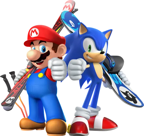 Customized Tee Shirts: Mario and Sonic Ski Adventure