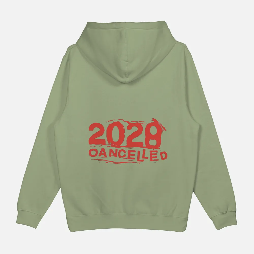 Custom Print: '2028 Cancelled' - A Powerful Statement Against Uncertainty|jordan nba courtside statement long sleeve tee