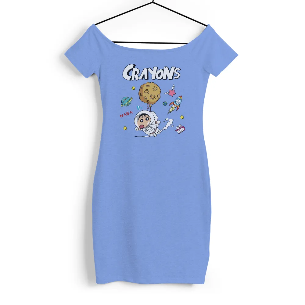 T-Shirt Printing: Crayon's Cosmic Adventure - Explore the Universe with Crayons|dallas stars robertson