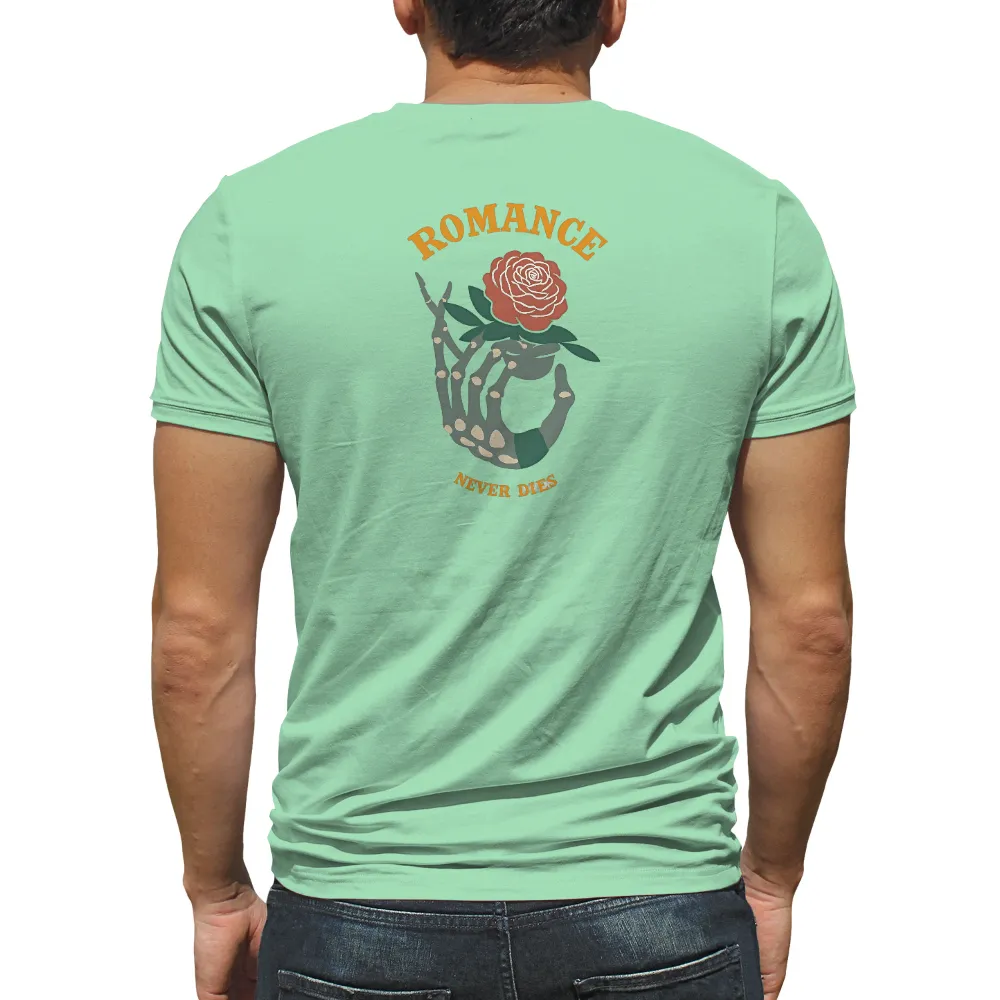 Custom T-Shirt Printing: Romance Never Dies - Eternal Love Design|rhcp unlimited love tshirt