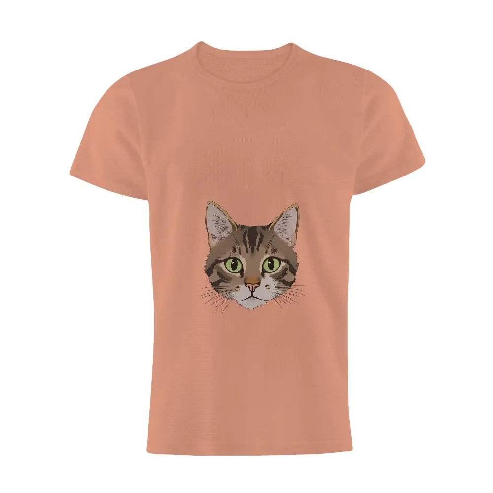 TShirt Design: Luna the Enchanting Cat with Green Eyes|t shirt roblox cat