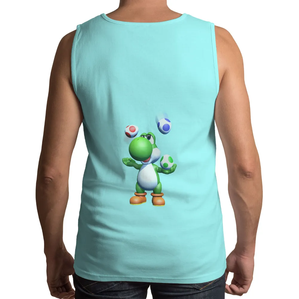 TShirt Design: Yoshi's Egg Juggling Adventure|mario hilario shirt