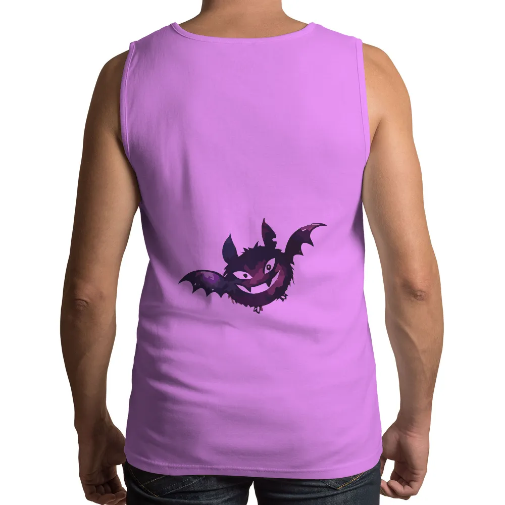 TShirt Design: Quirky One-Eyed Bat - Whimsical Night Creature|unique design t shirt