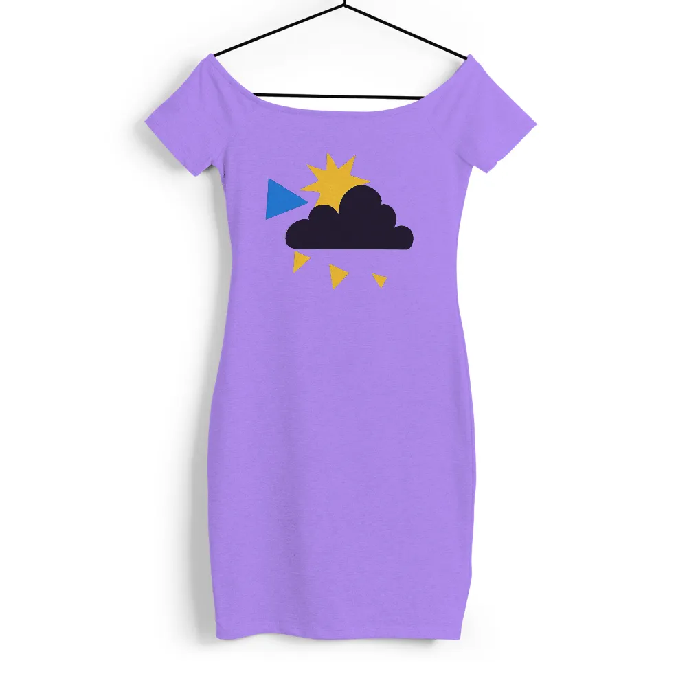 Customized Tee Shirts: Sun Emerging from Cloud - Hope and Positivity|billabong setting sun shirt