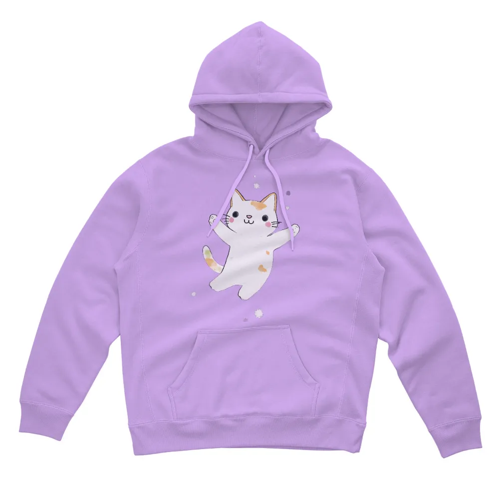 Tee Shirt Printing: Whiskers the Cat in a Snowy Wonderland|t shirt roblox pink cute