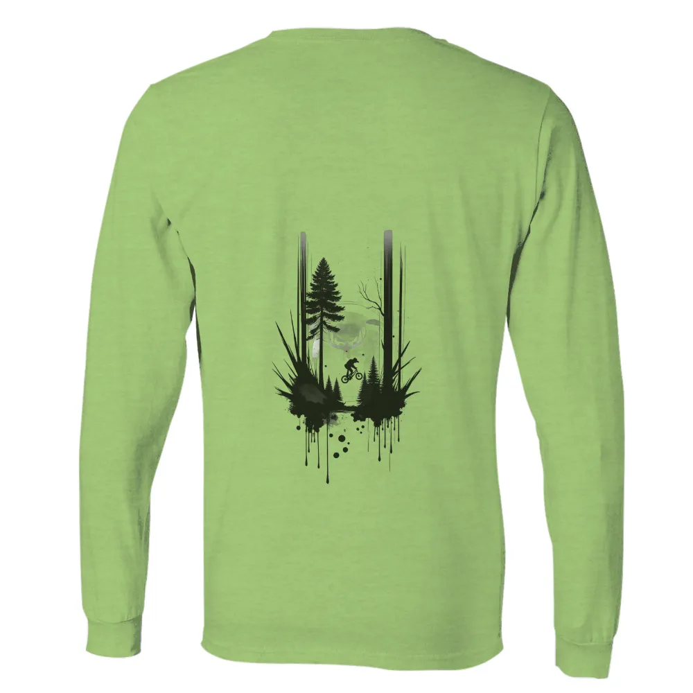 Graphic Tees: Forest Adventure with Glowing Deer Eye|adventure time star wars shirt