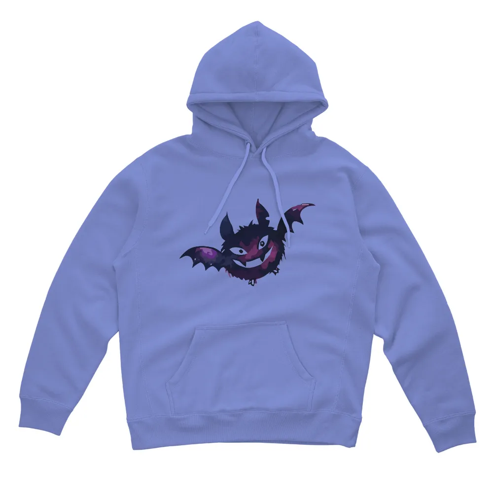 TShirt Design: Quirky One-Eyed Bat - Whimsical Night Creature