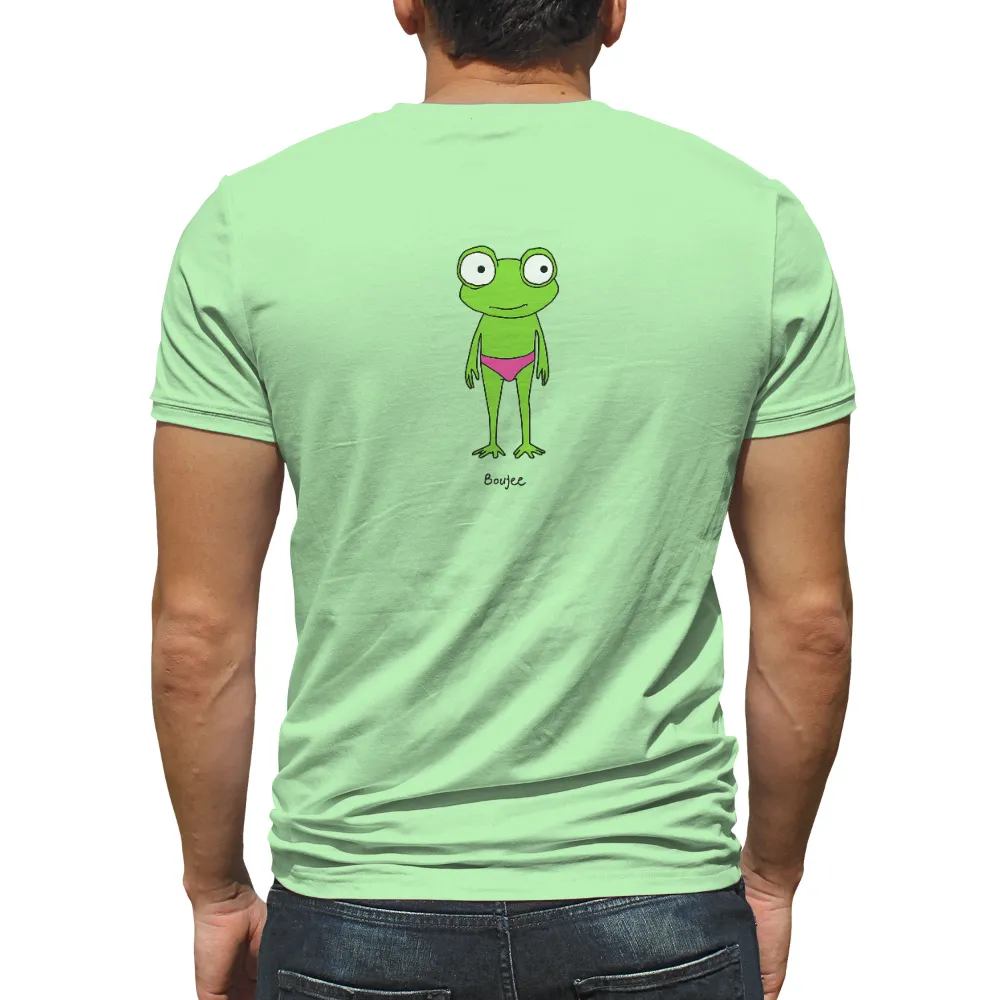 T-Shirts Pattern: Freddie the Frog in Pink Pants|dragon ball z workout pants