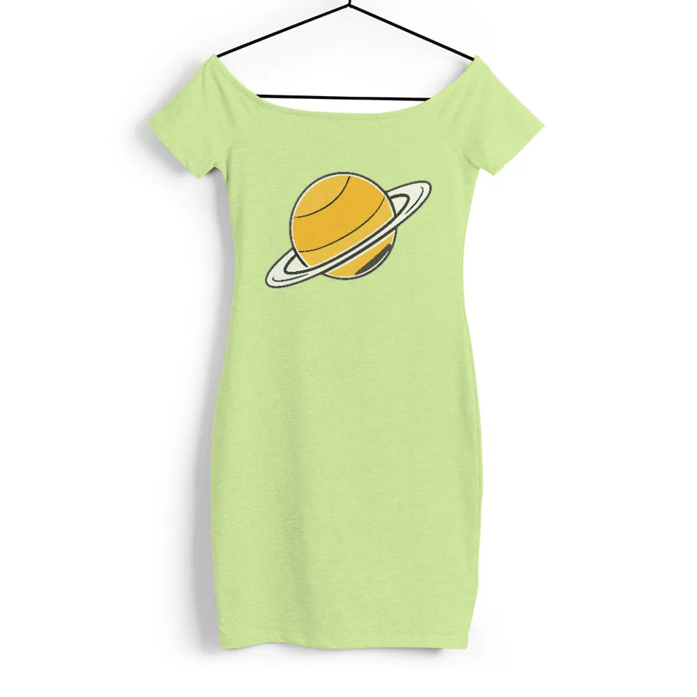 T-Shirt Printing: Explore the Grandeur of Saturn with Vibrant Artistic Design|bucees space city shirt