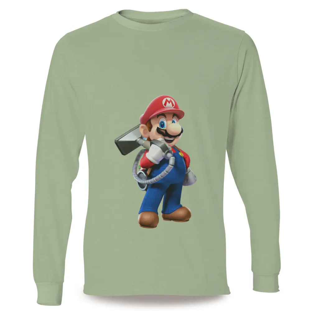 Customized Tee Shirts: Mario the Ghostbuster - Gaming Adventure|super mario t shirts target