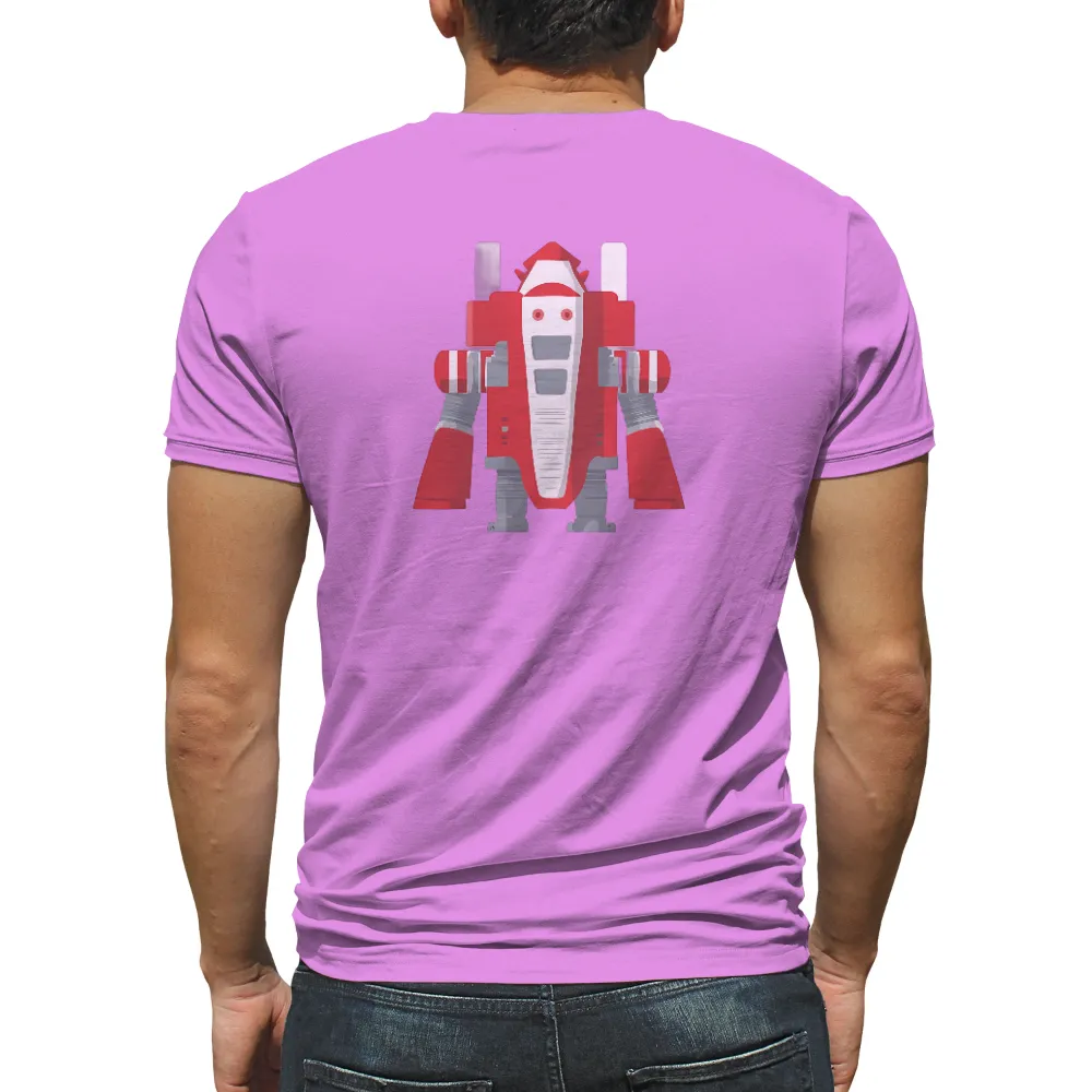 Customized Tee Shirts: Iconic Mech Design Inspired by Classic Anime|roblox t shirt robot