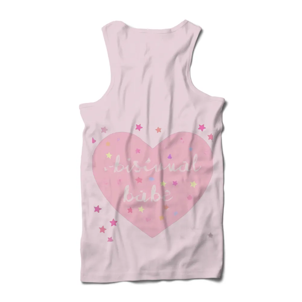 Custom Bisexual Pride Apparel with Heart, Stars, and Love Design|zumiez i love hot moms shirt