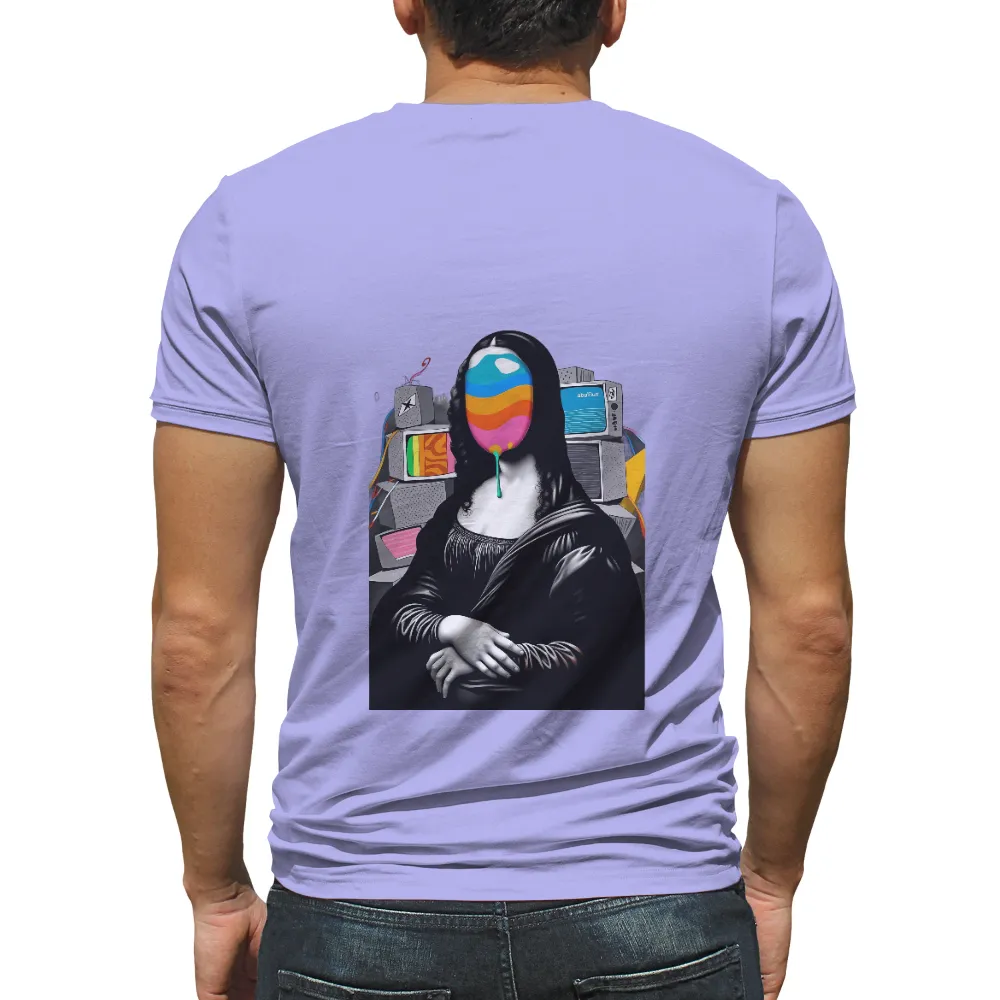 Graphic Tees: Modern Mona Lisa - Pop Art Meets Retro TVs| classic art meets pop culture