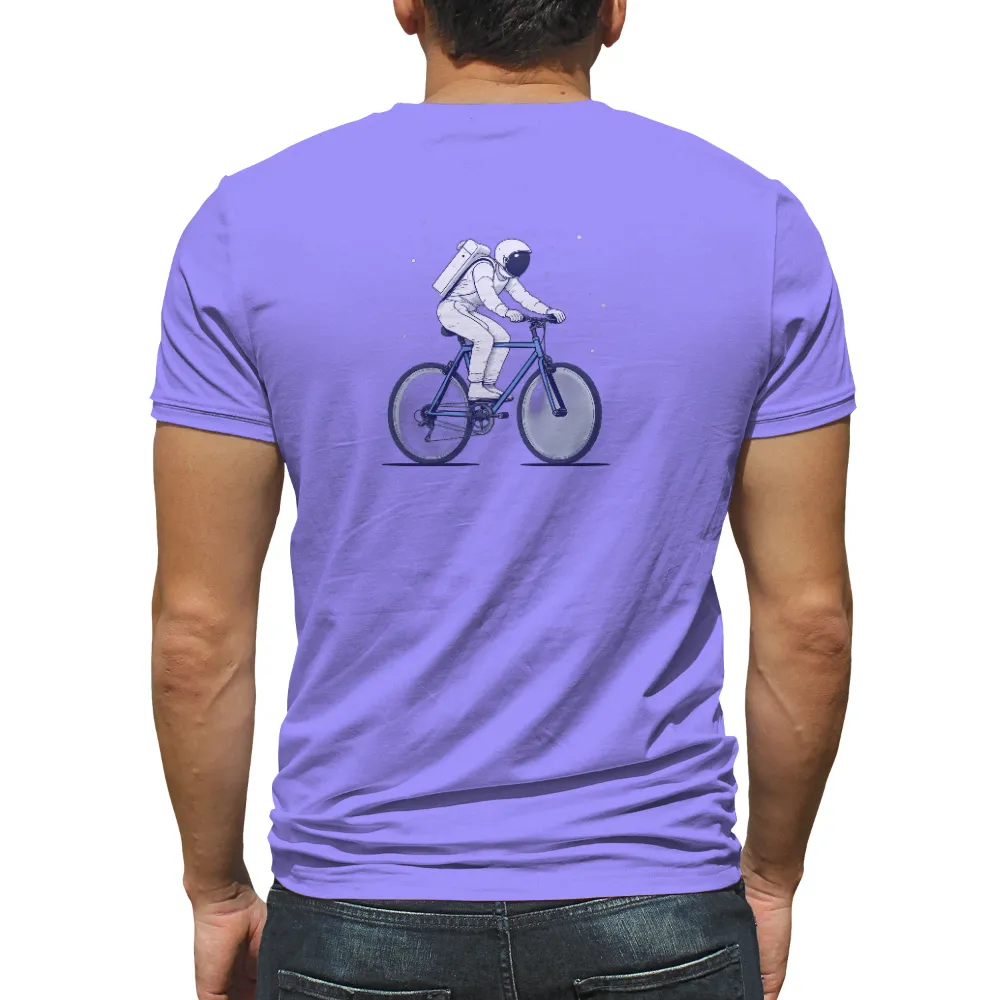 Customized Space-Themed Designs: Astronaut Bicycle Adventure|rue21 space jam shirt